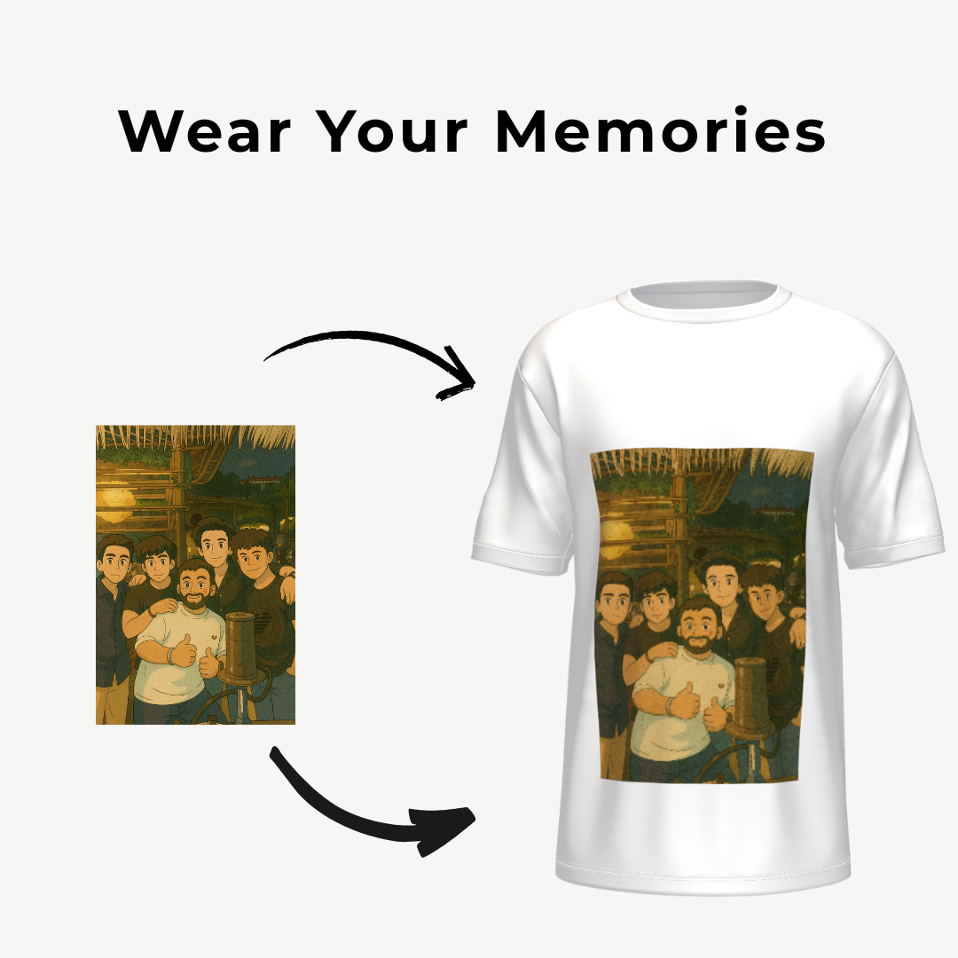 Ghibli-Style Custom Art T-Shirt